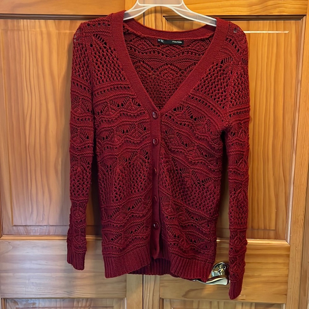 Red Knit Sweater